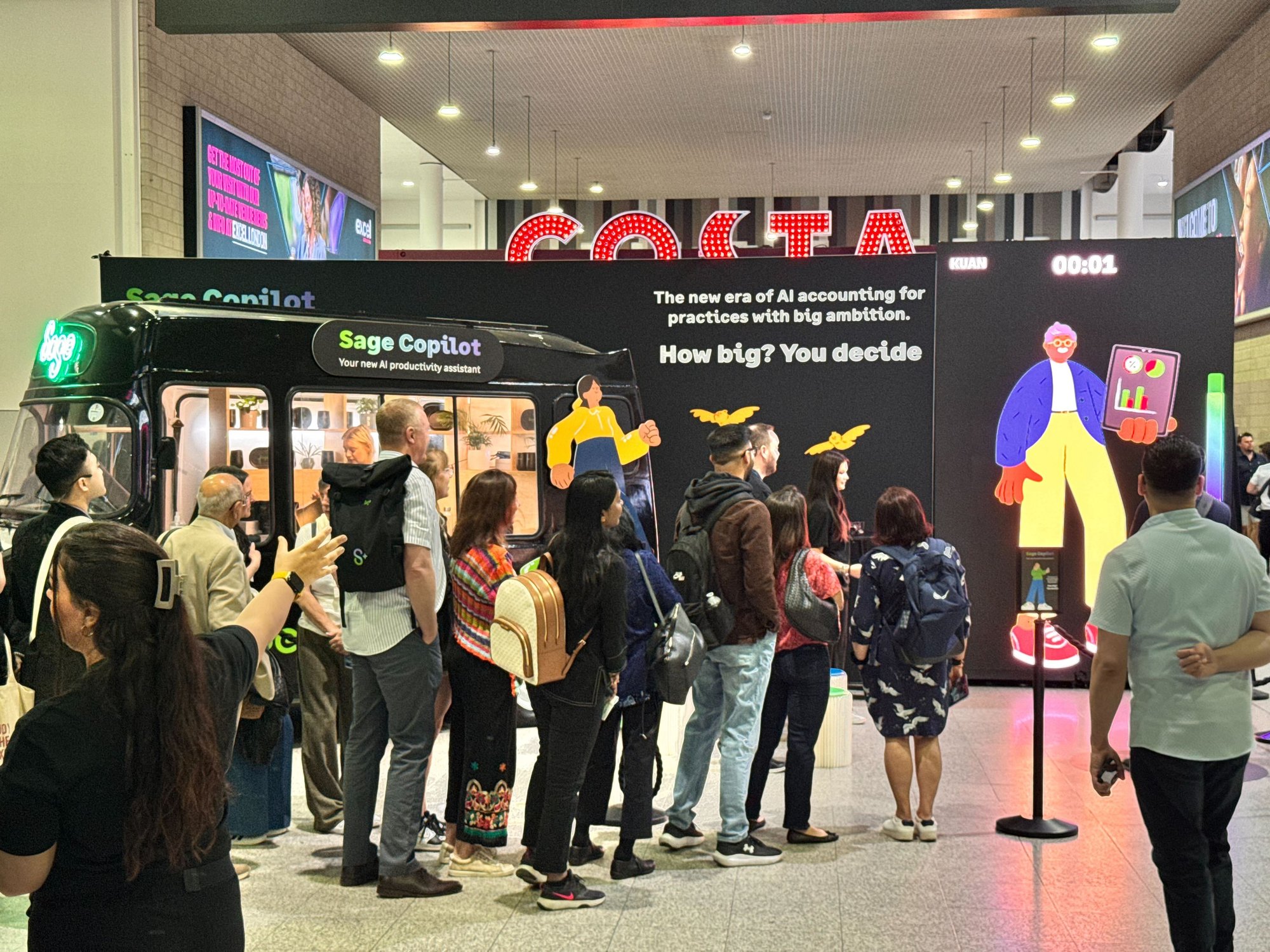 How Sage turned the entrance to Accountex into a queue